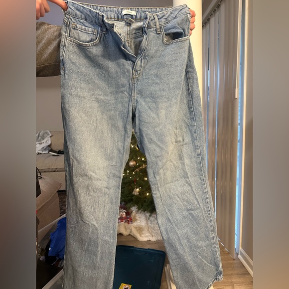 Forever 21 Light Wash High Rise Wide Leg Jeans Size 30 (Size 10) - Picture 3 of 3
